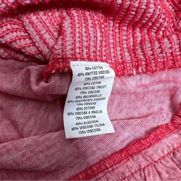 NWT Anthropologie Aliyana Collared Stretch Top Bl-nk Smocked SZ XS floral - Picture 6 of 7